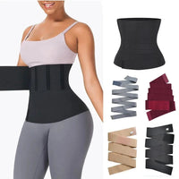 Ceinture pour Aplatir le Ventre noire portée pour une taille cintrée et silhouette affinée avec plusieurs couleurs disponibles.