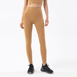 Legging gainant marron clair vue de face