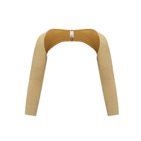 Gaine Bras et Dos beige sculptant bras et dos avec compression respirante et design ergonomique pour posture améliorée.
