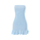 Robe Bustier Bleu