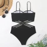 Maillot de Bain 1 Piece Sexy Push Up Ventre Plat