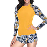 Maillot de Bain Manche Longue 2 Pièces