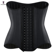 Gaine Amincissante Ventre Plat Invisible noire, corset minceur ajustable pour un ventre plat et maintien discret.