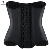 Gaine Amincissante Ventre Plat Invisible noire, corset minceur ajustable pour un ventre plat et maintien discret.