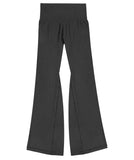 Legging Anti-Cellulite Influenceur Pattes d'Elephant noir avec taille haute pour un confort et maintien optimal.