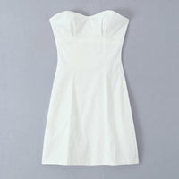 Robe Blanche Bustier Femme
