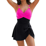 Maillot de Bain Robe Tankini Gainant Amincissant