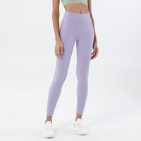 Legging gainant yoga violet clair
