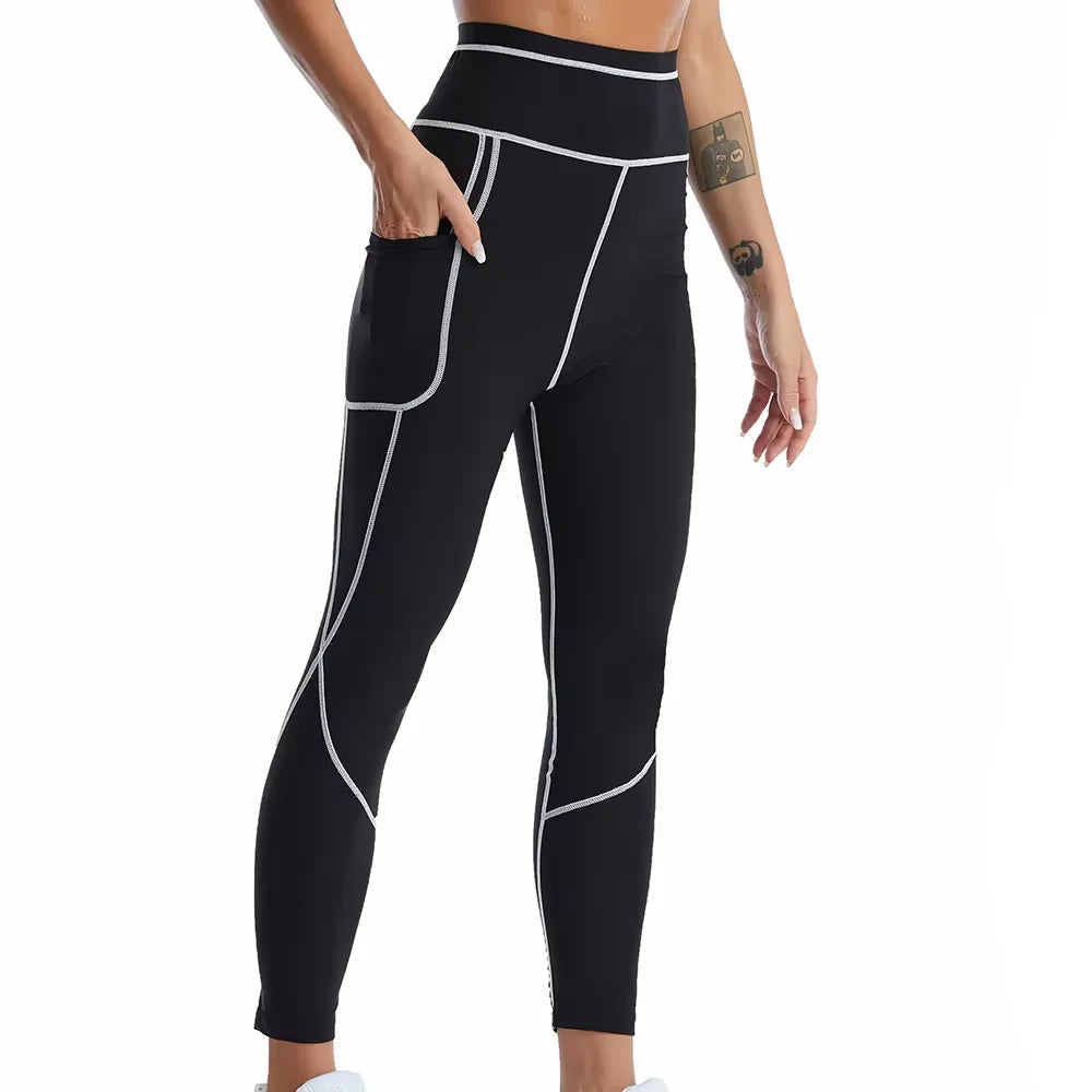 Tenue De Sudation Veofit - Legging Et Débardeur Noirs - Neuf Avec étiquettes