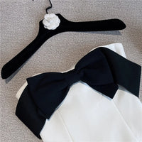 Robe Bustier Blanche et Noire