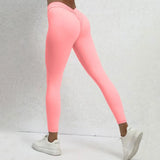 Legging Bresilien Anti Cellulite rose pour une silhouette affinée, confortable et sculptante au quotidien.