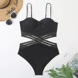 Maillot de Bain 1 Piece Sexy Push Up Ventre Plat