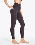 Legging gainant taille haute fitness gris foncé