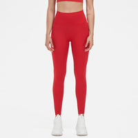 Legging gainant yoga rouge