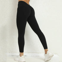 Legging Bresilien Anti Cellulite noir moulant, effet amincissant et confort optimal, parfait pour sport et détente.