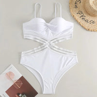 Maillot de Bain 1 Piece Sexy Push Up Ventre Plat