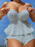 Tankini Maillot de Bain Deux Pièces Cache Ventre Shorty