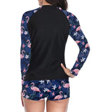 Maillot de Bain Manche Longue 2 Pièces
