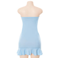 Robe Bustier Bleu