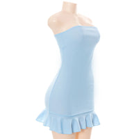 Robe Bustier Bleu
