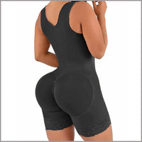 Gaine Bresilienne Hanche et Fessier noire sculptante, confortable en spandex et coton pour un maintien optimal.