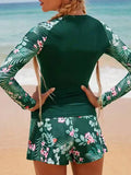 Maillot de Bain Manche Longue Deux Pièces