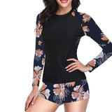 Maillot de Bain Manche Longue 2 Pièces