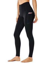 Photo Fiche produit Legging gainant taille haute fitness noir