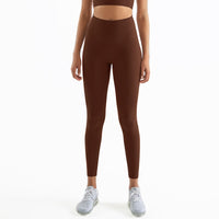 Legging gainant yoga marron foncé
