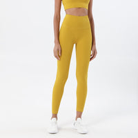 Legging gainant yoga jaune