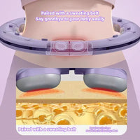 Hula Hoop Fitness Grande Taille avec ceinture sudation pour perte de poids et tonification abdominale efficace.