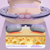 Hula Hoop Fitness Grande Taille avec ceinture sudation pour perte de poids et tonification abdominale efficace.