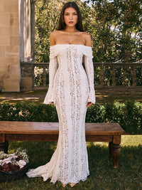 Robe Blanche Bustier Dentelle