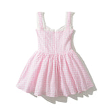 Robe Bustier Rose et Blanche