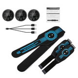 Appareil pour abdo femme avec ceinture de stimulation musculaire, ecran numerique et cable de recharge USB inclus