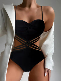 Maillot de Bain 1 Piece Sexy Push Up Ventre Plat