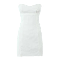 Robe Blanche Bustier Femme