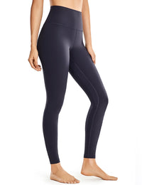 Legging gainant taille haute fitness violet très foncé