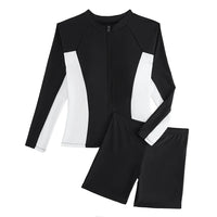 Maillot de Bain Manche Longue Veste Zippée