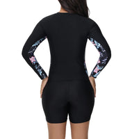 Maillot de Bain Manche Longue Veste Zippée