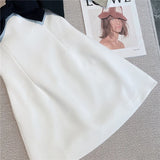 Robe Bustier Blanche et Noire