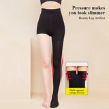 Collant Gainant Taille Haute noir sculptant la silhouette avec maintien optimal et effet gainant pour un ventre plat.