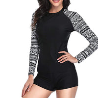 Maillot de Bain Manche Longue 2 Pièces