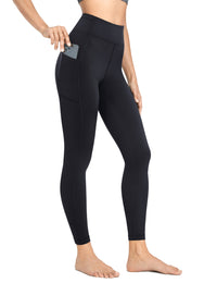 Legging gainant taille haute fitness noir