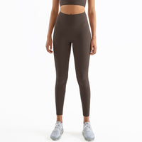 Lesgging gainant yoga marron gris