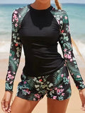 Maillot de Bain Manche Longue Deux Pièces
