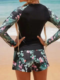 Maillot de Bain Manche Longue Deux Pièces