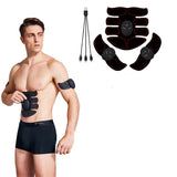 Activateur musculaire electrique avec electrodes pour abdominaux, bras et jambes, cable USB rechargeable inclus