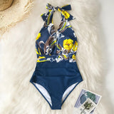 Maillot de Bain Gainant Fleuri