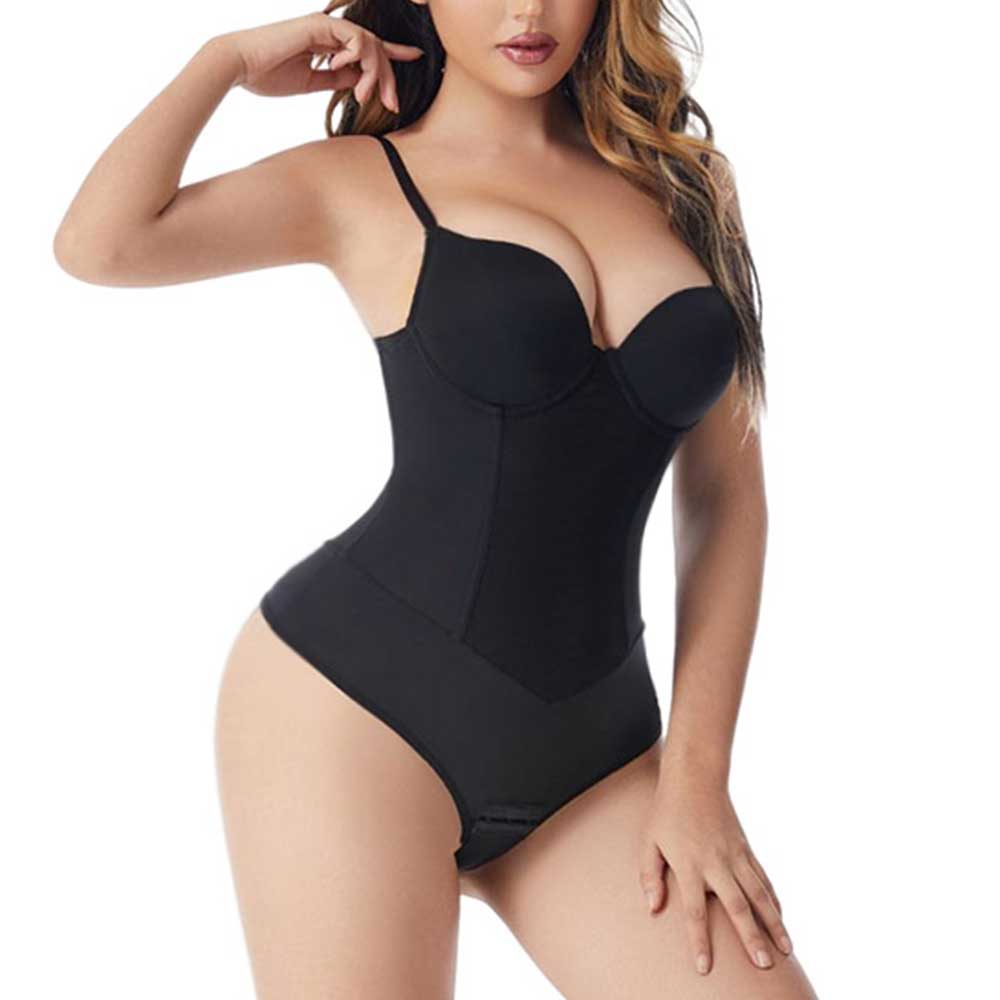 Body Sculptant Femme Sans Bretelles - Gaine Invisible Ventre Plat - Shapewear Sans Coutures - 1
